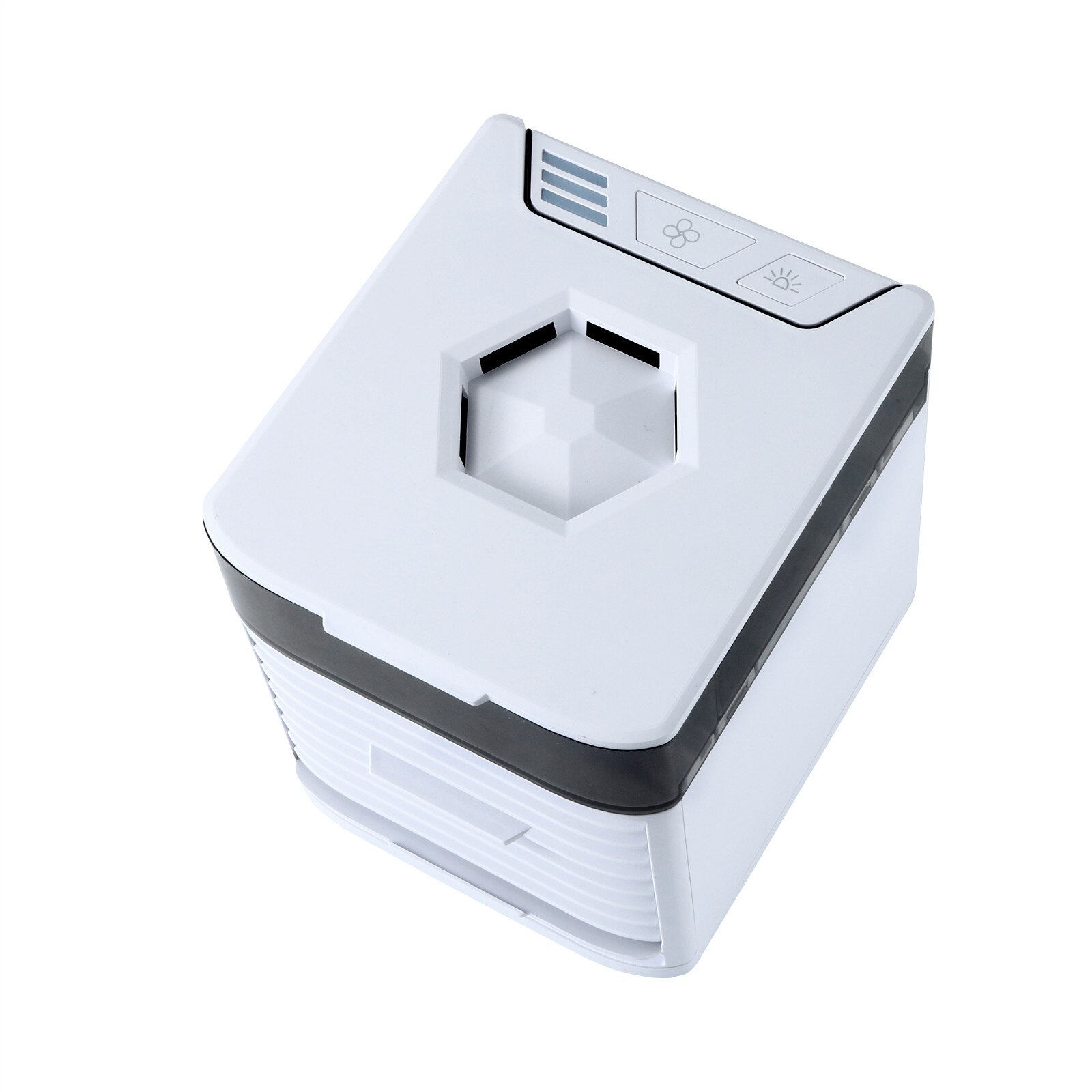 Portable Mini Air Cooler Conditioner Usb Small Air Cooler Ice Crystal Desktop Air Cooling Fan Humidifier Purifier Office Bedroom