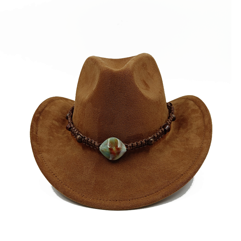 Cappello da cowboy viola nuovi accessori per cappelli da cowboy cappello da cowboy cappello in materiale scamosciato nuovo cappello da cavaliere da uomo e da donna tutto'aperto
