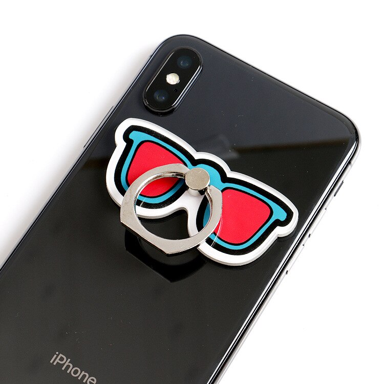 Finger Ring Banana Kaktus Handy Ständer Halter Eis Smartphone Halter Stehen für Iphone Xiaomi Alle Telefon: Rot