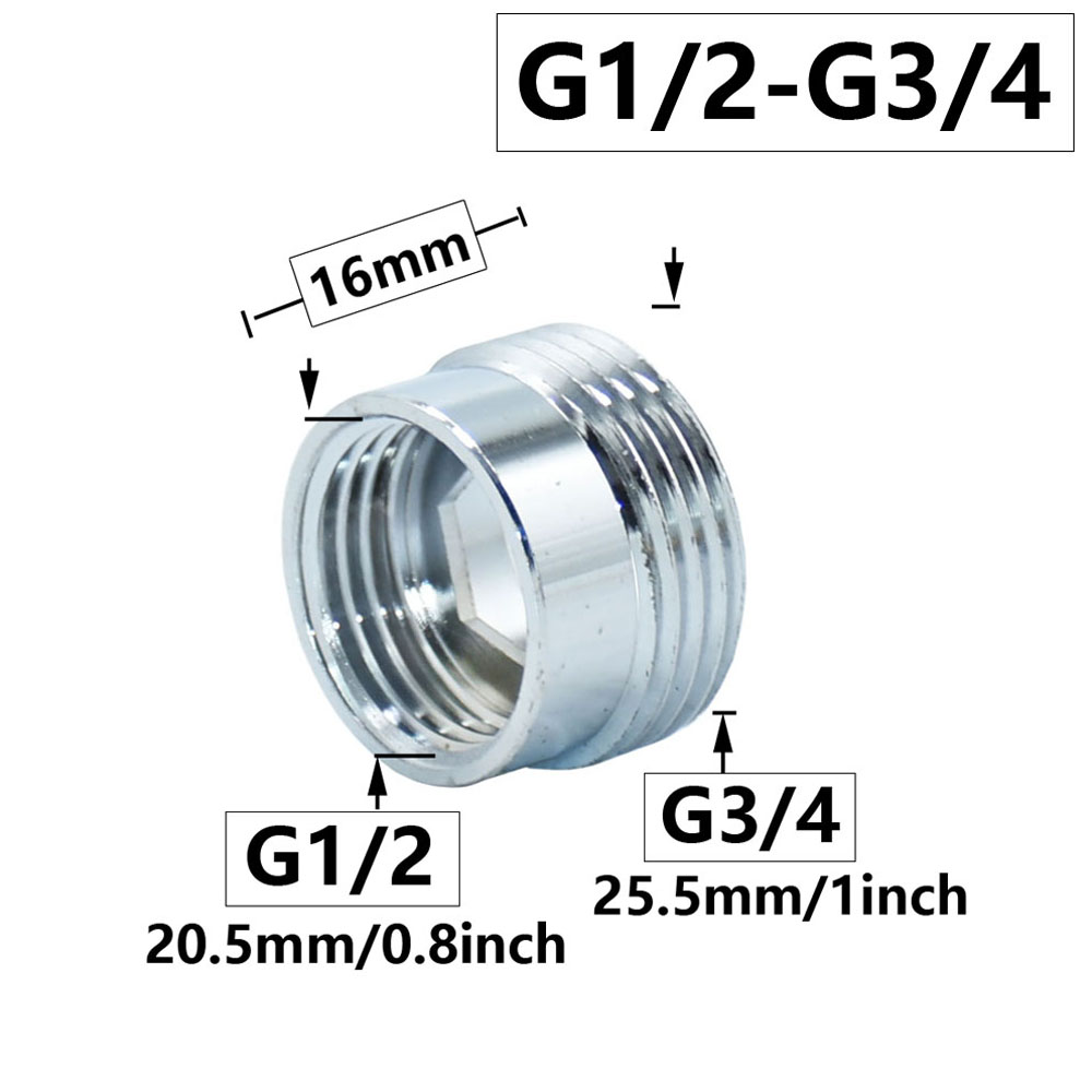 Latão 1/2 "3/4" 1 "macho fêmea rosca conector reduzindo acoplador acessórios de cobre conectores de tubo adaptador de torneira de água: Marrom