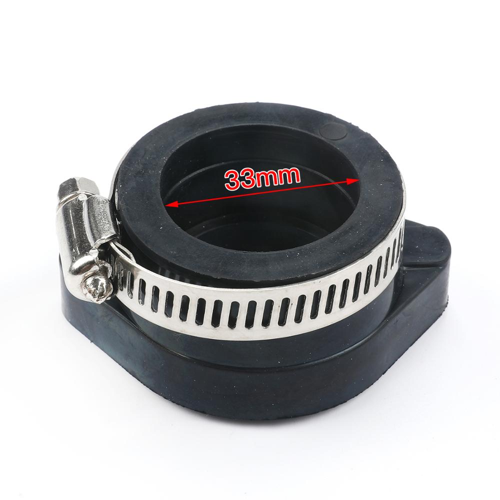Rubber Carburetor Adapter Interface Pipe For 28mm/30mm PWK/KOSO Style Carbs | ATV/UTV/Motorcycle By ZSDTRP