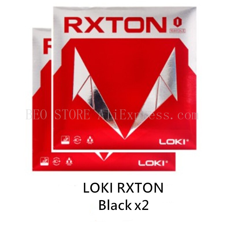 LOKI RXTON Table Tennis Rubber Max Thickness Original WANG HAO LOKI Ping Pong Sponge: 2 Black