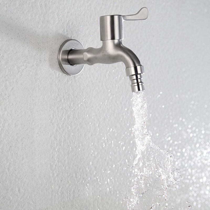 Moderne Mode Tuin 304 Rvs Snel Geopend Kraan/Wandmontage Kranen/Babcocks Koud Water Kraan/Mop zwembad Kranen