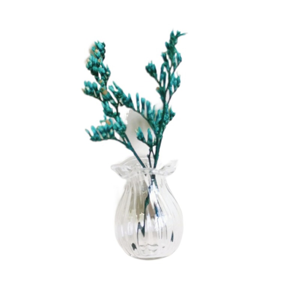 Søt keramisk vase kjøleskapsklistremerker uten planter diy mini plantevase utsøkt kinesisk stil porselen bonsai stue: Lysegrønn