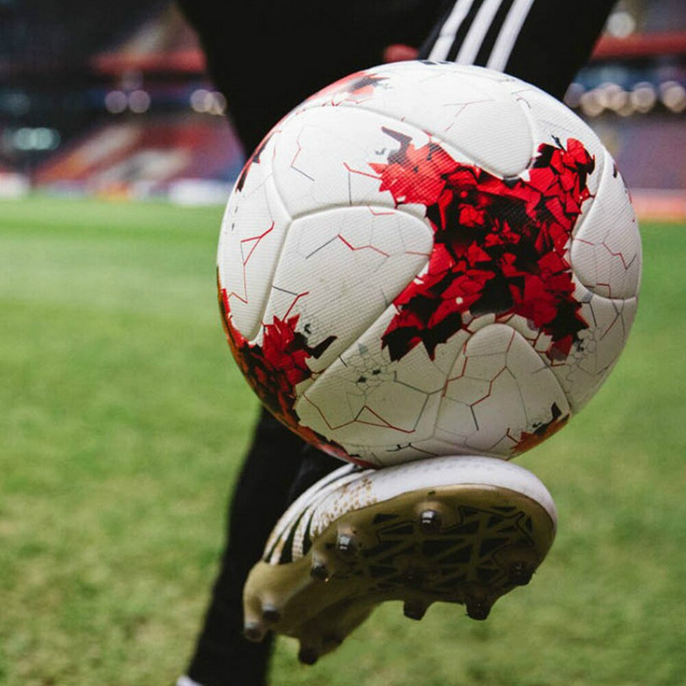 Voksen størrelse 4 5 fotball utendørs kamp trening fotball student barn tenåring pu for utendørs fotballag trening ball pu materiale
