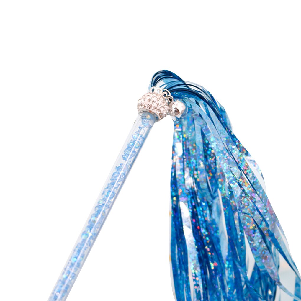 Acryl huisdier teaser speelgoed grappige interactieve lange papieren kwast speelgoed glinsterende glimmende huisdier stok toverstaf: No1