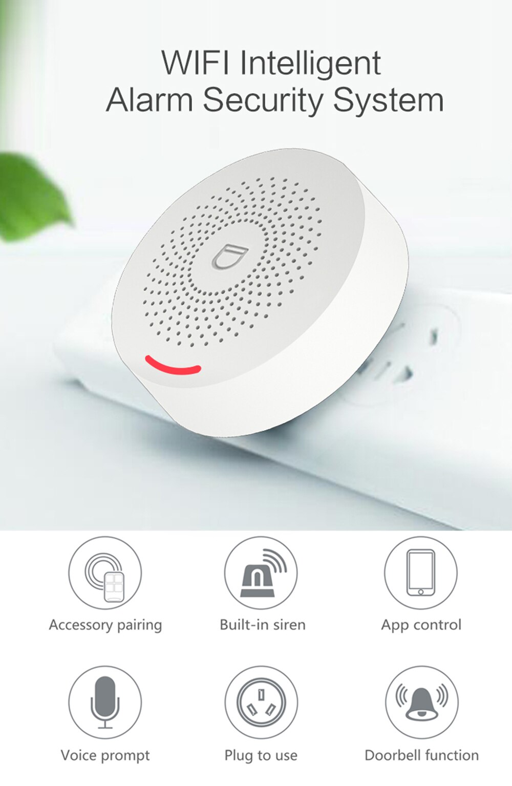 MULO Wifi Alarm System Burglar Security Wireless Home Alarm