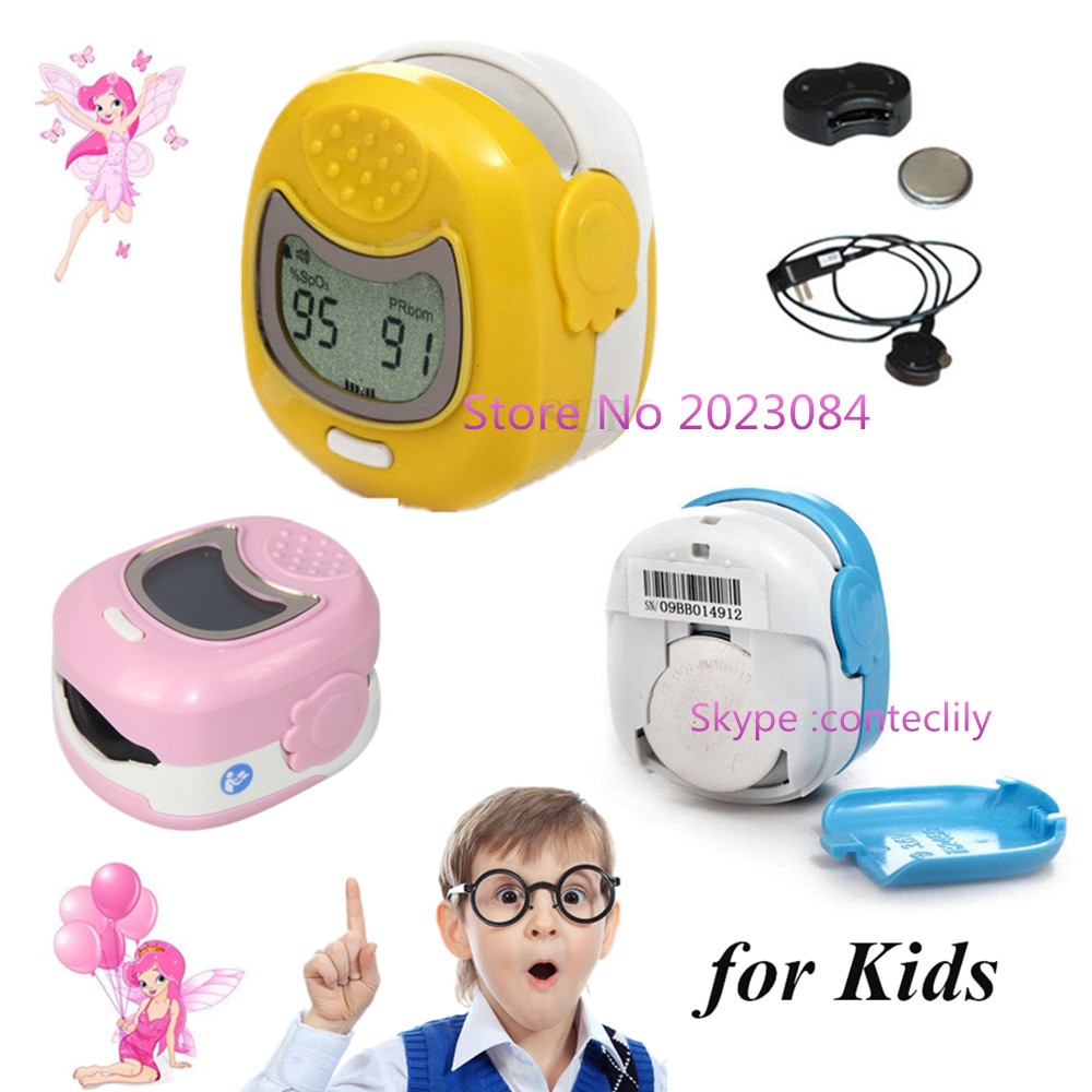 Contec Kinderen/Kids/Pediatric Vinger Tip Pulsoximeter CMS50QA, Spo2 Monitor
