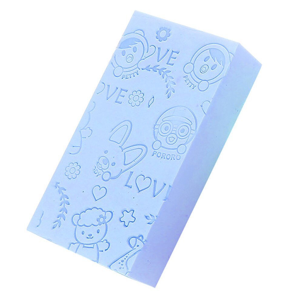 Gąbka robić mycia niemowląt miękkie czyszczenie ciała dziecko szczotki robić kąpieli gąbka bawełna tarcie robić ciała strąk prysznic akcesoria prysznic piłka gorąca sprzedaż: niebieski 