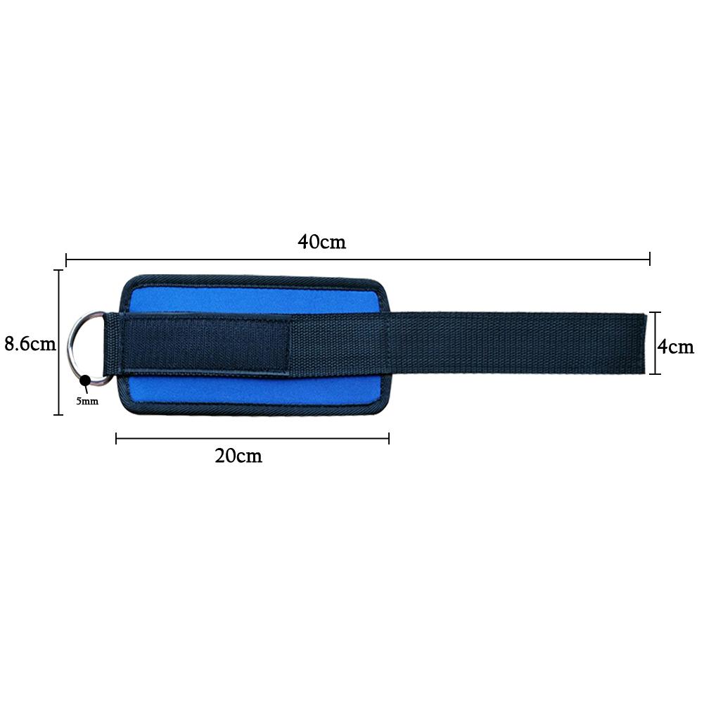Adjustable D-Ring Ankle Strap Buckle Body Building Resistance Band Gym Multi Thigh Leg Ankle Cuffs Power Weight Lifting Fitnes
