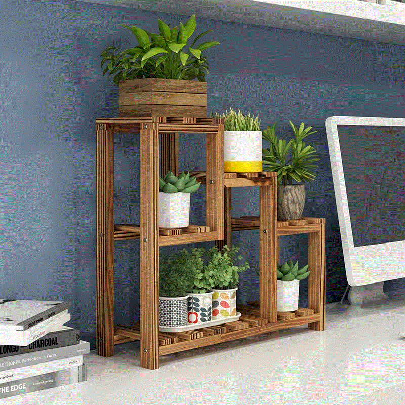 in Legno massello Davanzale della Finestra Mensola Del Fiore, Carnosa A Più Strati Spazio Sugli Scaffali Balcone Decorazione dell'interno Della Provincia Speciale Soggiorno