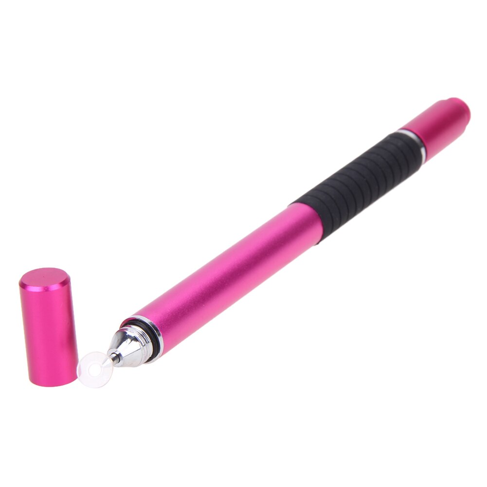 2 in 1 Stylus Ballpoint Pen Pencil Rubber Grip Disc Screen Pen Stylus Tablet Phone Universal for Touch Screens