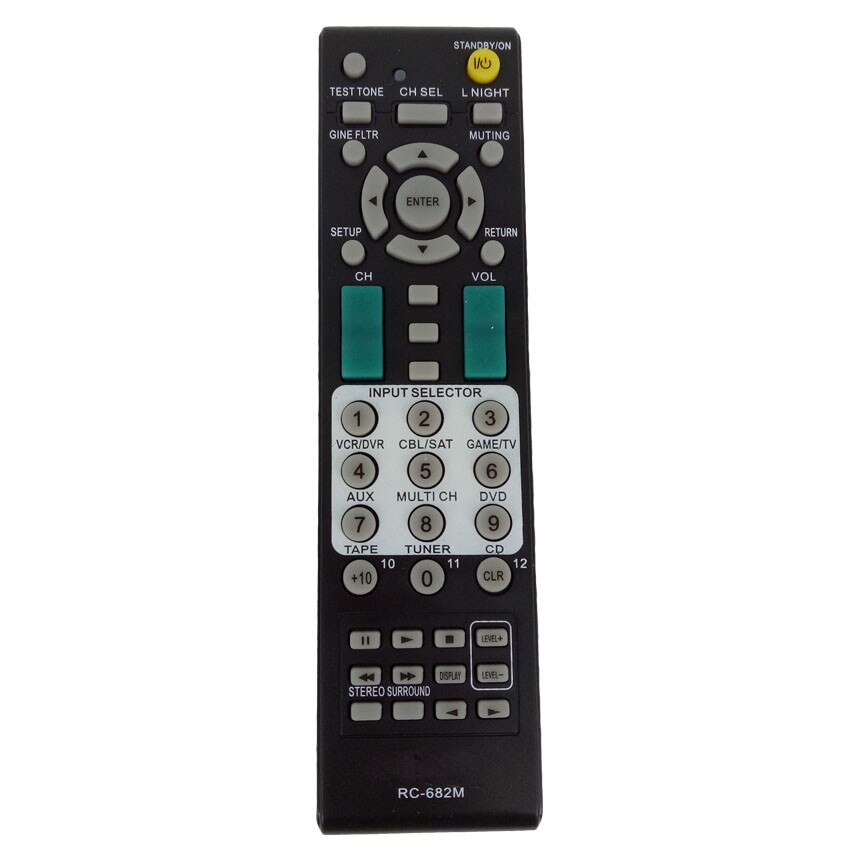 RC-682M Replacement Remote Control for Onkyo AV Receiver TX-SA605 TX-SR605 TX-SA8560 TX-SA605 Replaced RC-681M