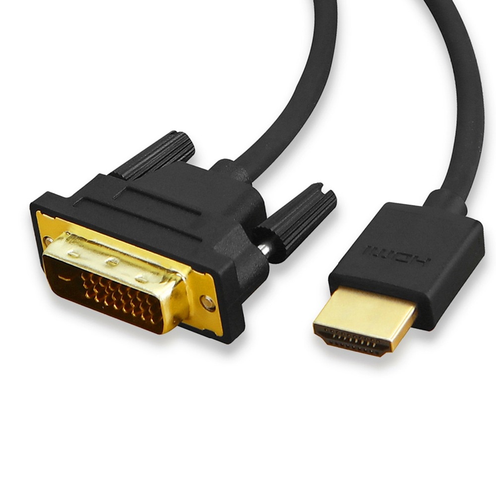 HDMI naar DVI Kabel Dual Link DVI-D 24 + 1 naar HDMI Converter Adapter Kabel Bi-Directional voor LCD HDTV Xbox PS3 Computer Projector