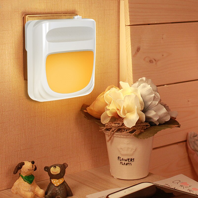 EU US Plug Human Body Sensor Light Sensor Control LED Night Light Children Night Light Children Living Room Lighting Smart Home