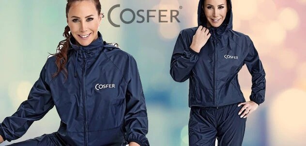 Cosfer thermique Sauna sweats à capuche transpiration Sauna survêtement 316253306