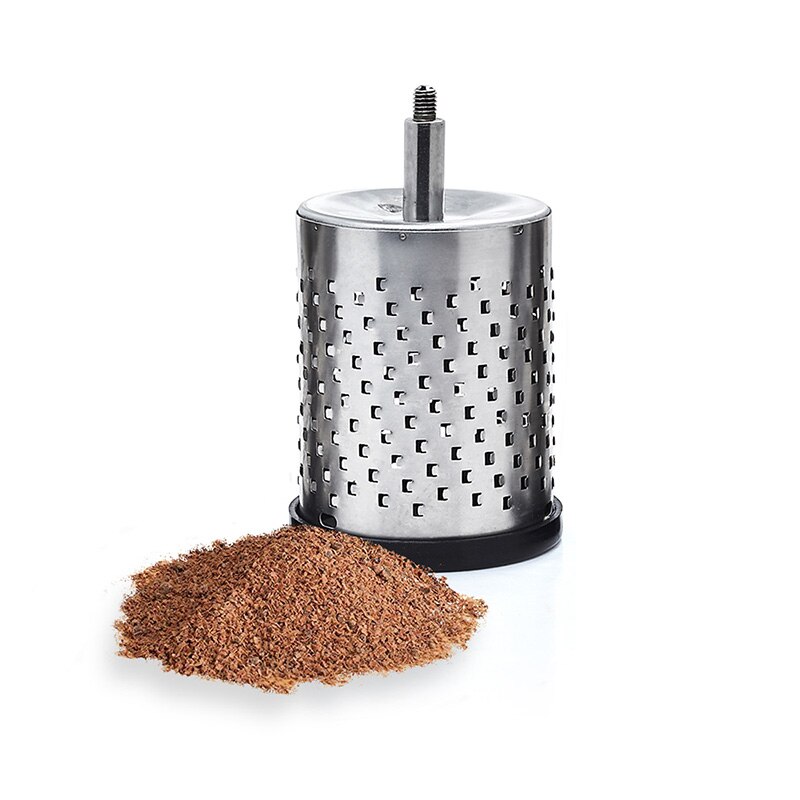 LHS Rotary Cheese Grater Stainless Steel Chocolate Butter Shredder Grinder Interchangeable Sharp Drum Blade Gadgets for Men