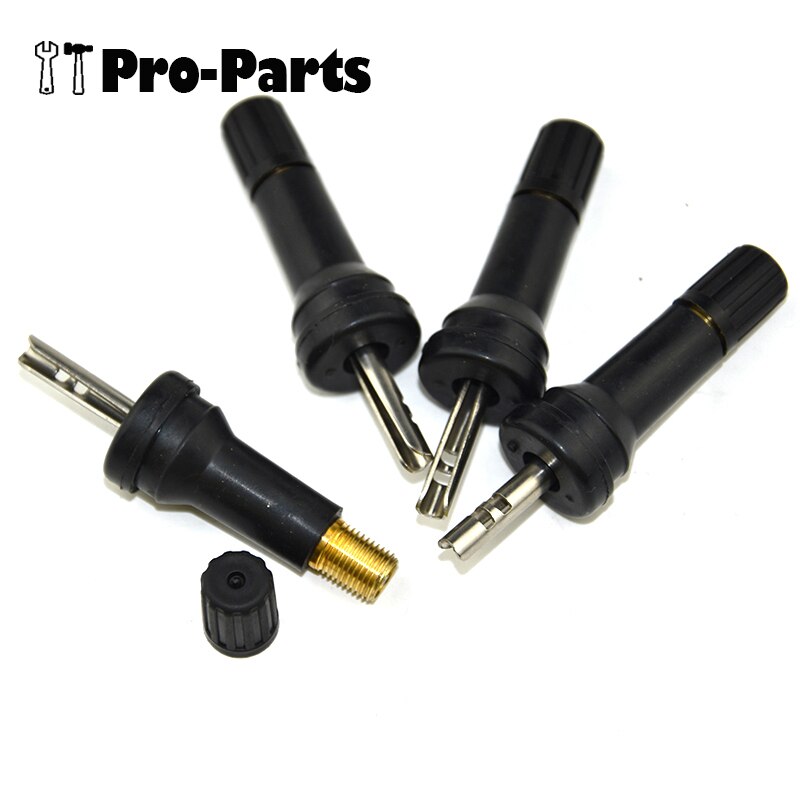 4pcs TPMS sensor Replacement Rubber Tubeless Tire Pressure Monitoring System Rebuild Kit With Valve Stem for Nissan Patrol