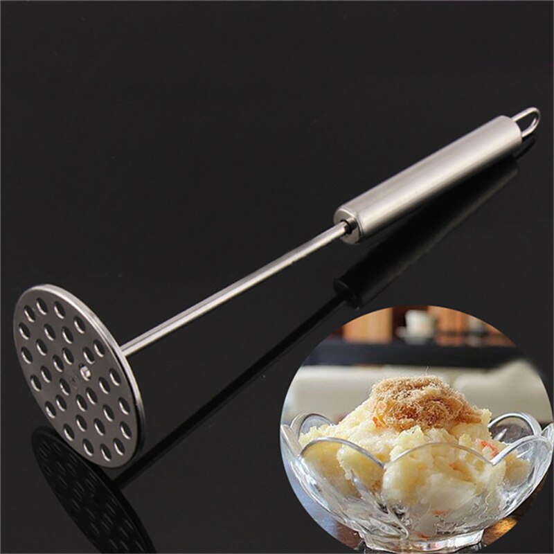 Stainless Steel Potato Pressure Mud Mashed Potato Pressed Masher For Sweet Fruit Family Hotel Restaurant Use Kitchen Tool