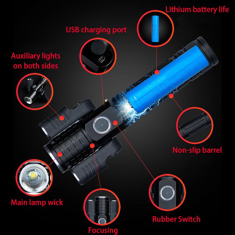 Fiets Licht Voor Mtb Fietsen Lichten Usb Oplaadbare Fiets Led Licht Voor Lamp Fiets Achterlicht Ciclismo Fiets Lantaarn