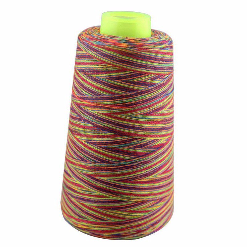 Prajna Rolle Regenbogen Nähen Themen Textil Garn Gewebt Stickerei Linie Nähen Zubehör Nähen Maschine Farbige Gewinde: as picture color 8