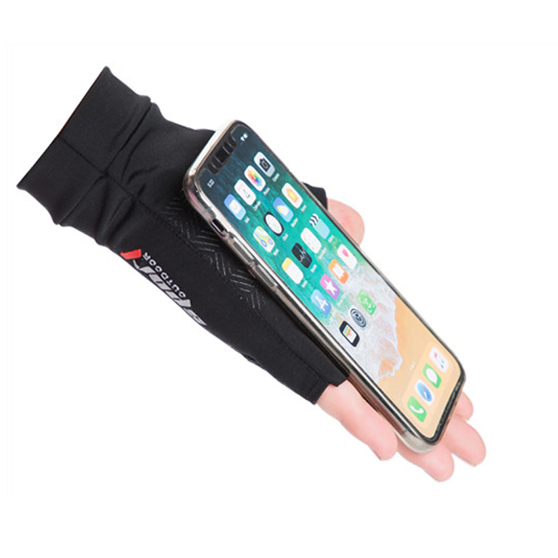 Guantes de Pesca con protección solar para hombre, manoplas de secado rápido transpirables para exteriores, ropa deportiva, verano, FPS 50