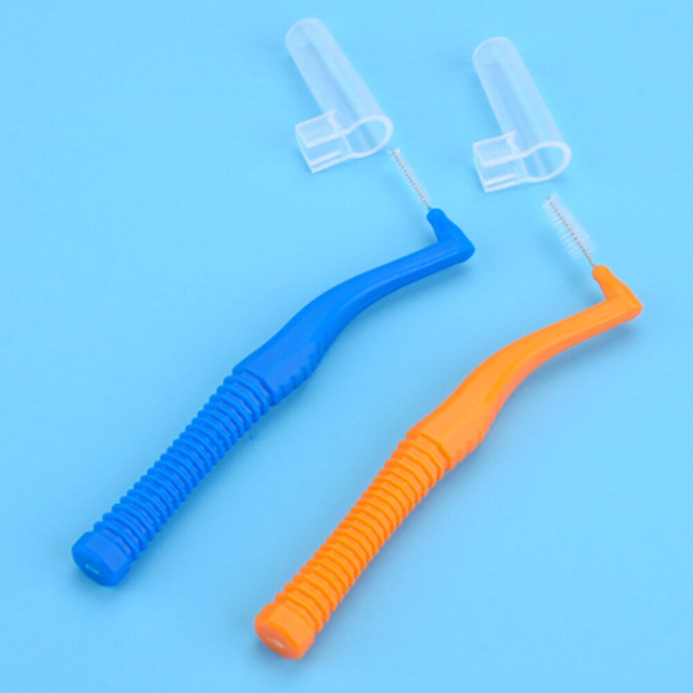 20Pcs/Box Adults Interdental Brush Clean Between Teeth Floss Toothpick Dental Orthodontic Oral Care Tooth Cleaning Tools