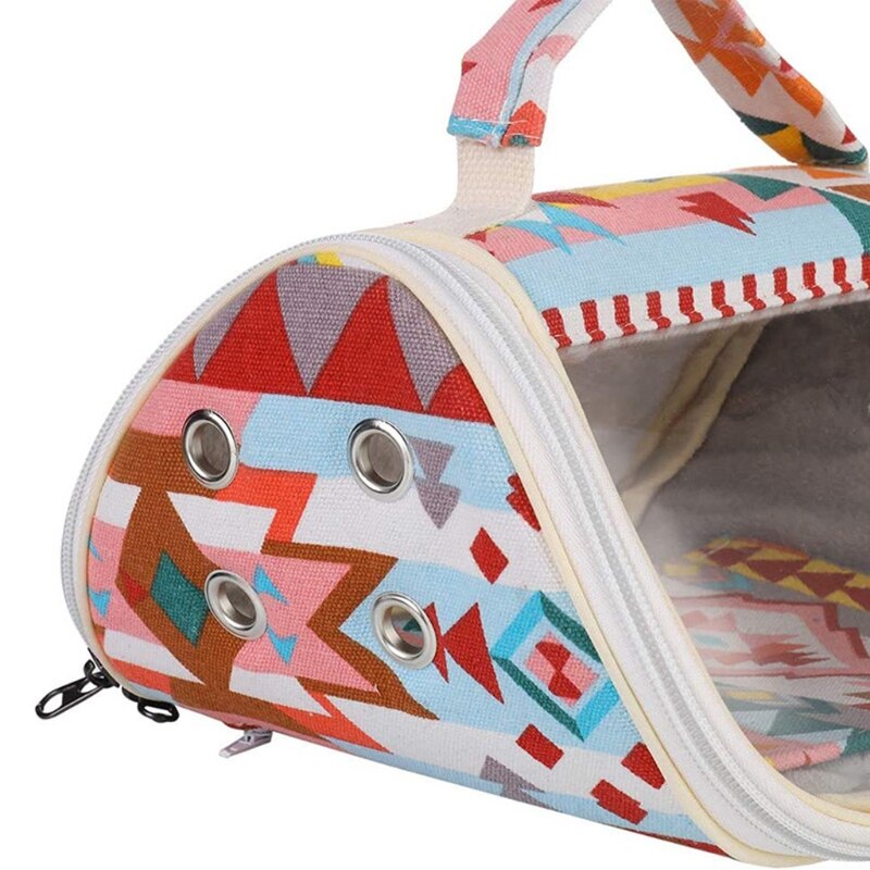 Vogel Carrier Parrot Hamster Reistas Ademend Valkparkiet Conure Van Uitgaande Tas