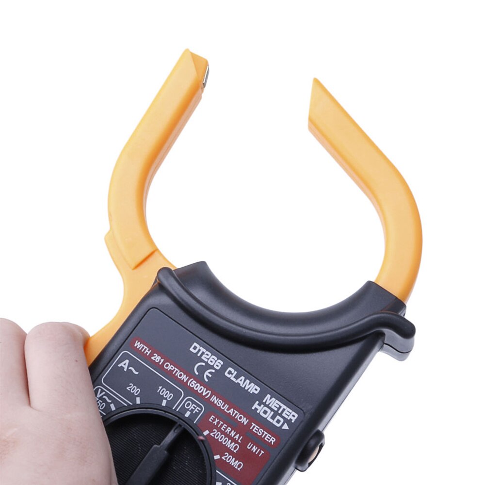 Handheld Digital Clamp Meter Multimeter AC/DC Volt Current Voltage Ohm Tester Resistance Ammeter Insulation Multitester DT266