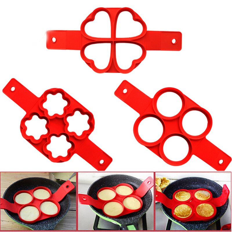 Stampo per pancake per uova stampo per uova in silicone stampi per frittate per uova fritte per cucina