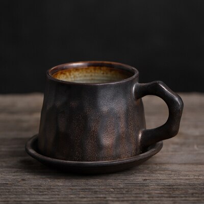 Retro keramisk kaffeservis japansk stil teservis 300ml: 04