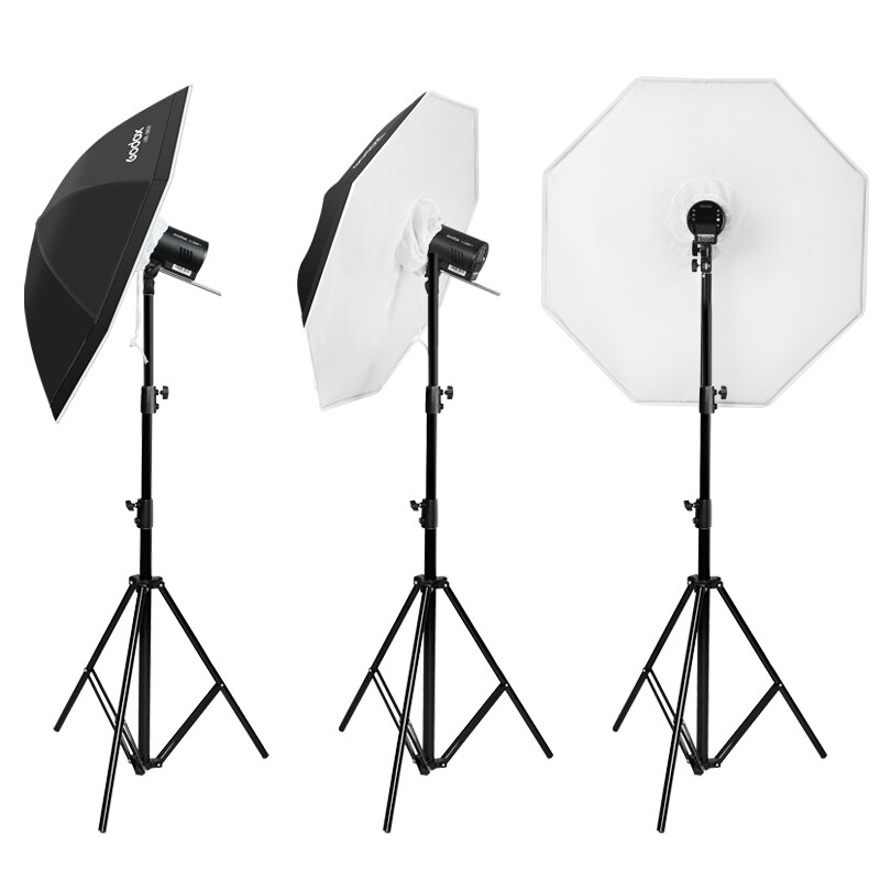 Godox 85Cm Reflecterende Paraplu Studio Verlichting Zacht Licht Paraplu Met Grote Diffuser Cover Voor Foto Studio Video Schieten