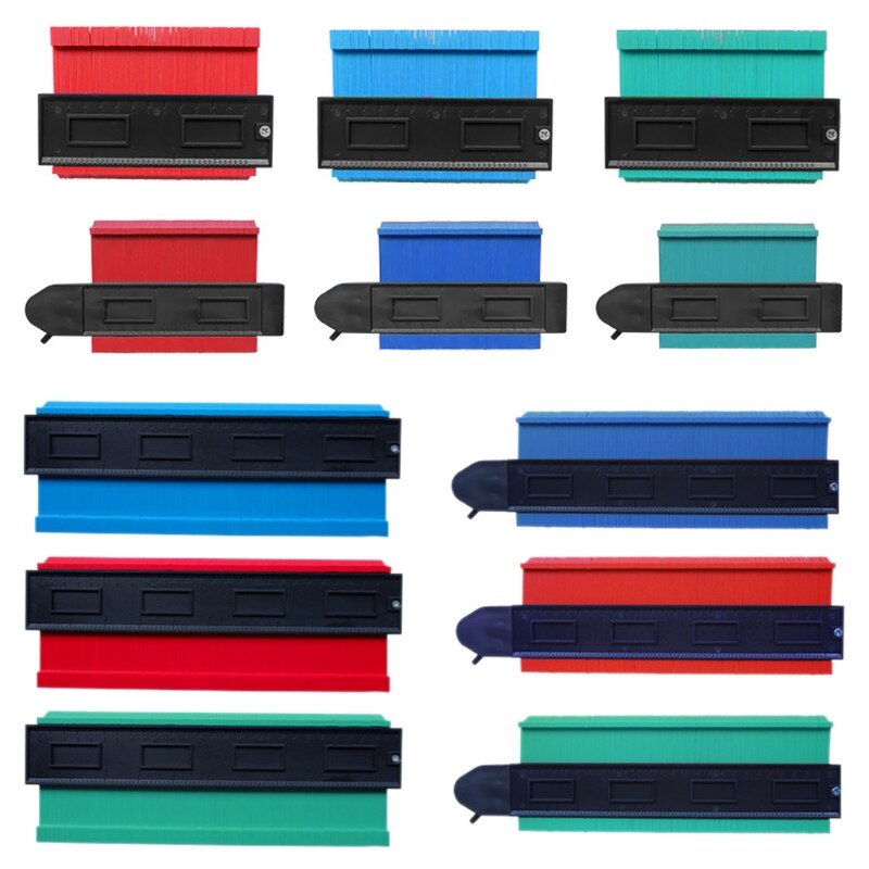 Profile Gauge Shape Template Plastic Contour Copy Duplicator Edge Shaping Ruler