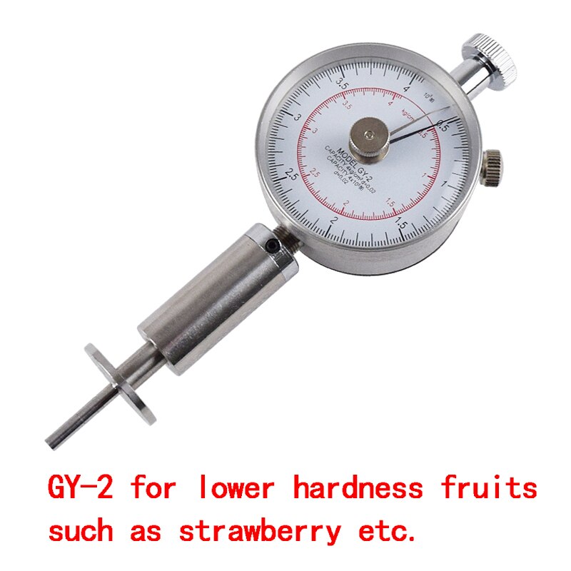 Penetrómetro para frutas, probador de la dureza de la fruta, para durómetro manzana, pera, fresa, Kiwi, GY-1/GY-2/GY-3