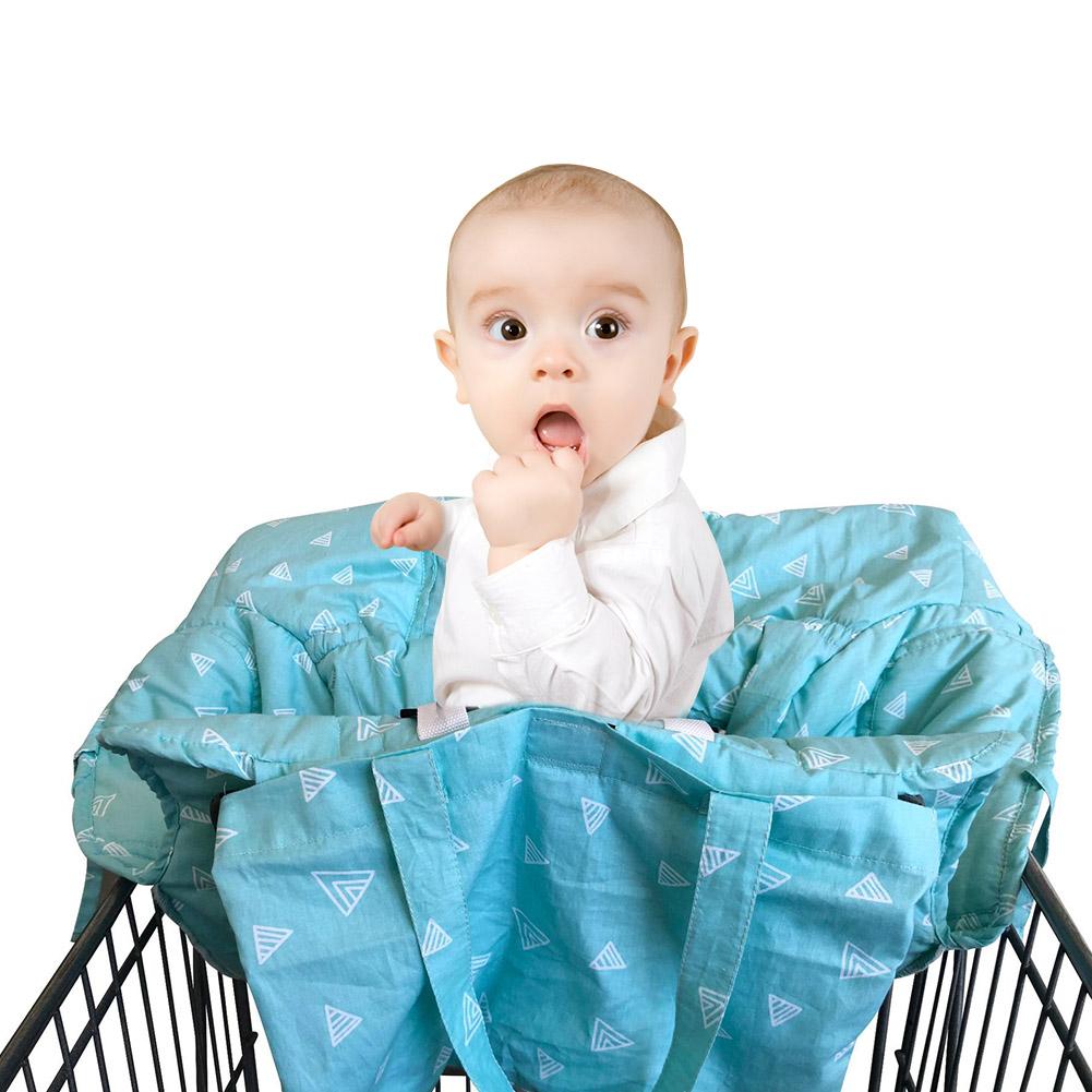 Draagbare Baby Winkelwagen Kussen Supermarkt Winkelen Eetkamerstoel Pad Auto Beschermende Mat Zitje Reizen Voor Kinderen In Voorraad