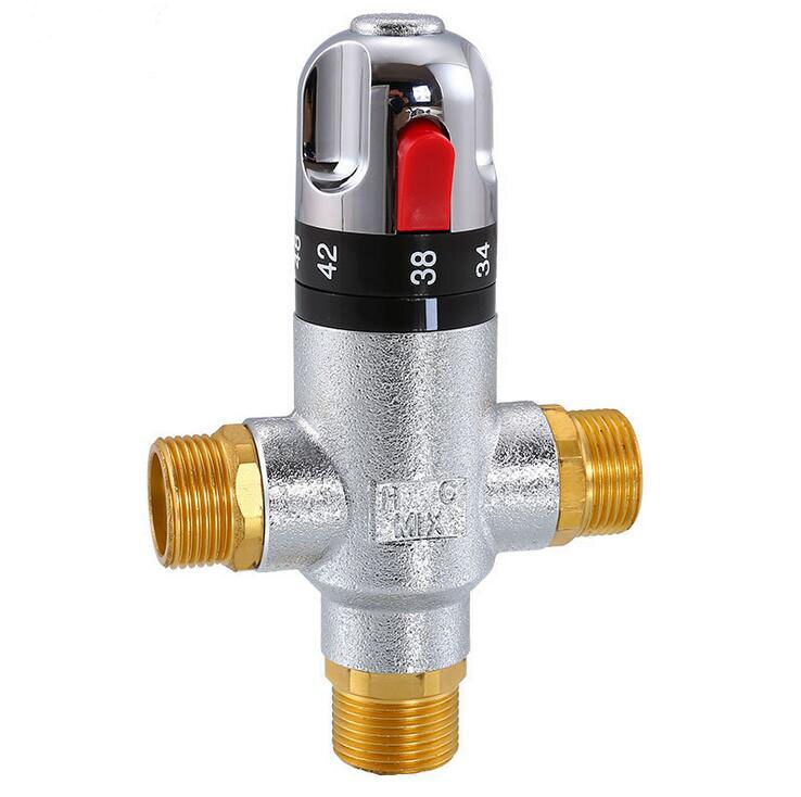 Bathroom wash basin temperature control valve, Brass thermostatic valve temperature mixing valve, Kitchen/Toilet filling valve