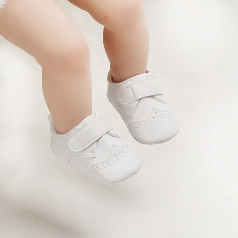 Småbørn sko vinter børn baby drenge sko hvide småbørn første vandrere børn pu læder sko