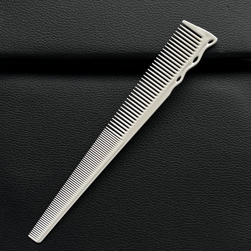 Peine de corte de pelo , herramientas de estilismo para peluquería, peluquería, patillas: Negro