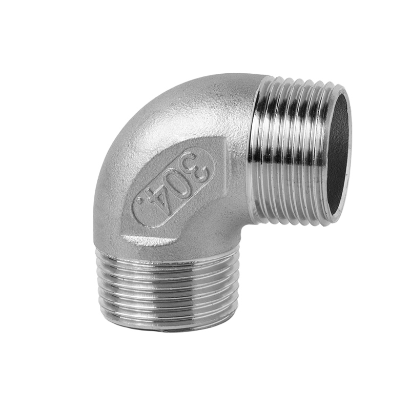 3/8"1/2"1/4"Elbow 90 Degree Angled F/F Stainless Steel SS304 Female* Female Threaded Pipe Fittings Reducer Plumbing connection: black / 3/4"