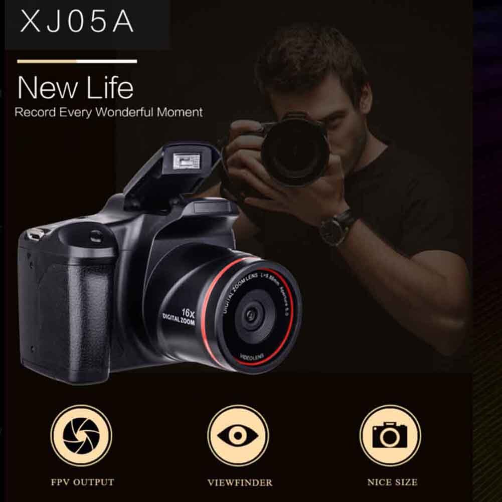 D05 Digital Kamera Weitwinkel 16X Zoomen 5 Max Megapixel Tragbare Speicher Karte AV Schnittstelle USB 2,0 Anti Schock 3,0 zoll LCD HD SLR