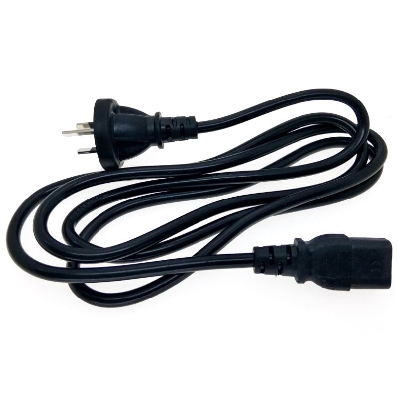 Australian, Zealand, China Plug to C13 Power Cord Cable 1.8M for Desktop Printers Monitors 10A 250V