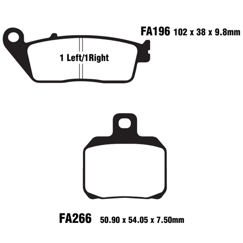 For Yamaha YP 125 R X-MAX ( 2DM/Brembo R/Caliper ) YP125 R XMAX Sport Motorcycle Brake Pads Front Rear