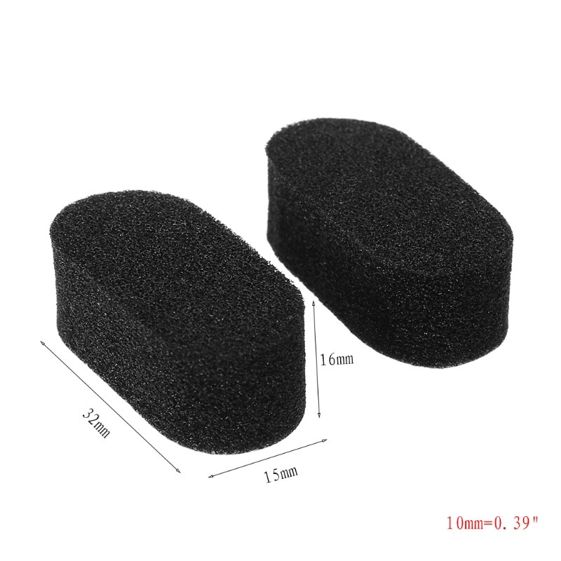 1 Paar Zwarte Vervanging Spons Hoofdband Hoofdband Foam Pads Kussens Reparatie Onderdelen Voor Koss Porta Pro Pp Hoofdtelefoon Headsetdset