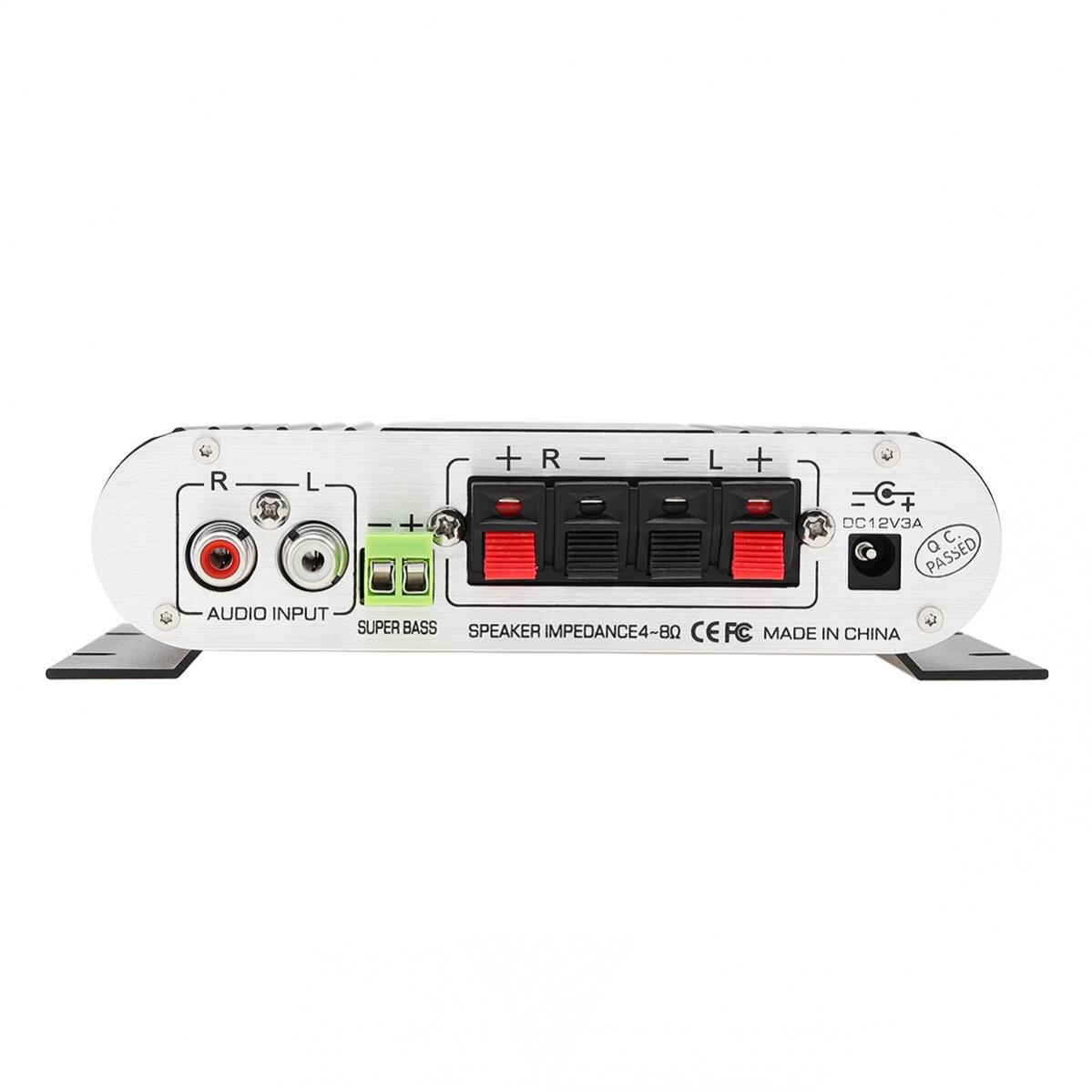 838BT Remote Control Bluetooth HI-FI 2.1CH Car Audio Subwoofer Amplifier FM Radio Player Support SD / USB /DVD/MP3 for Car Home