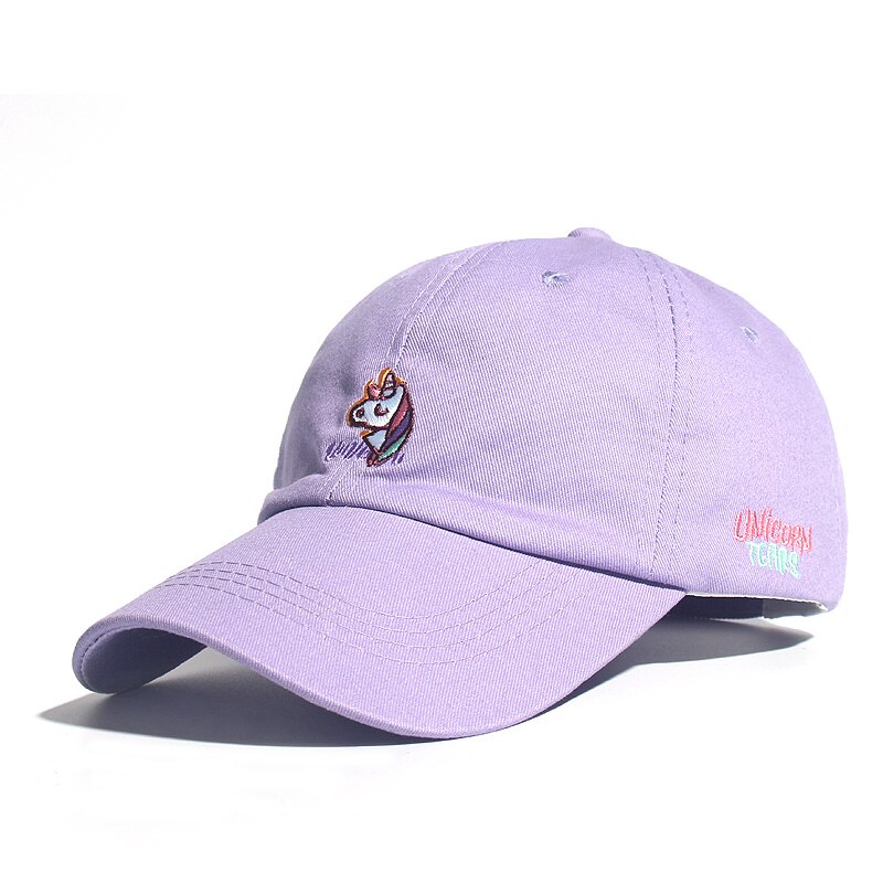 Mädchen Regenbogen Baseball Kappe Sommer Hüte Männer Frauen Snapback Cartoon Einhorn Basebaal Hut Kappe Für Mädchen Lässig Ausgestattet Casquette: B