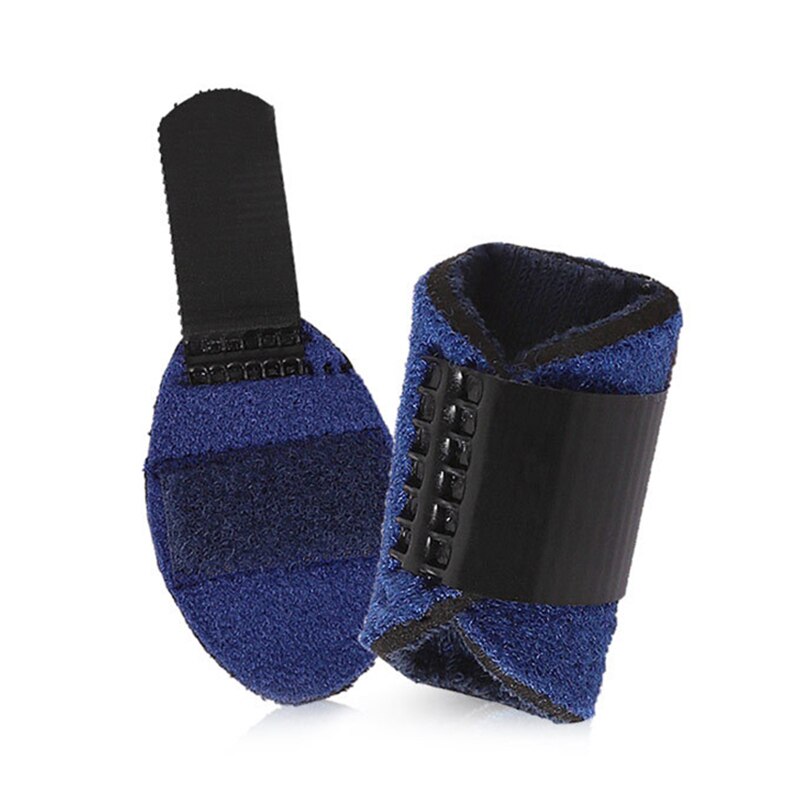 Verstelbare Vinger Spalk Brace, Gebouwd-In Aluminium, mallet Vinger Brace Voor Alle Vingers Pees Release &amp; Pijnbestrijding: 1pc Blue