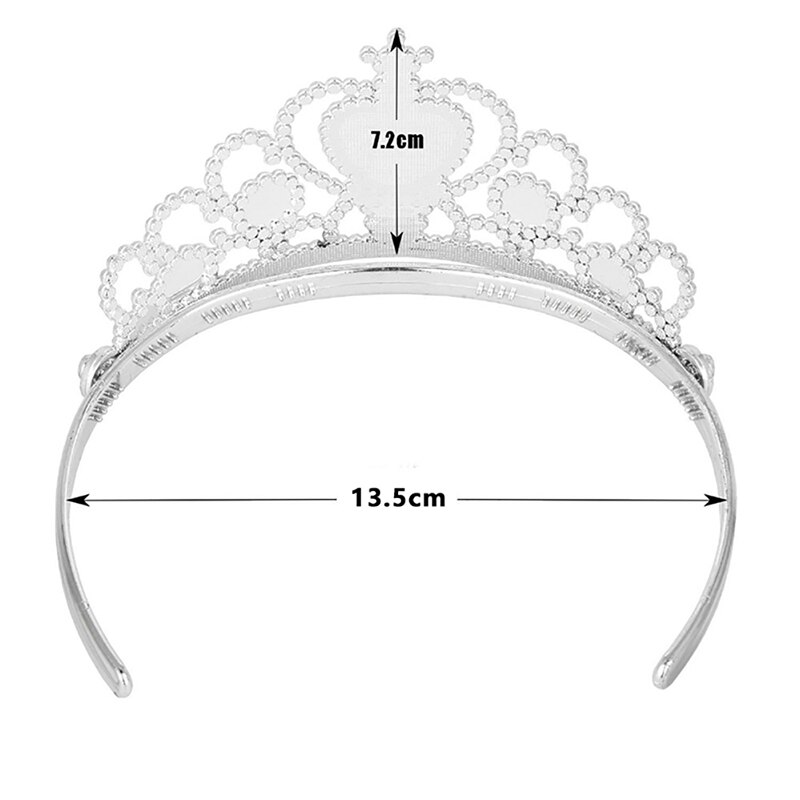 2 unids/set niña princesa accesorios diamante corona niños traje de de chica accesorios Hada de diamantes varita mágica