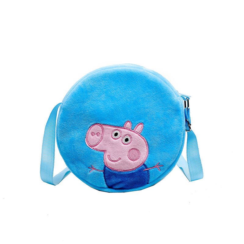 Brand Kids Wallet Cartoon Cute Baby Girls Plush One-shoulder Oblique Handbag