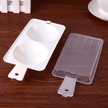 1pc 2 spor bærbar nyttig eggkrypskytter mikrobølgeovn frokost øyeblikkelig tilbehør posjert egg kokekjeler kjøkkenverktøy