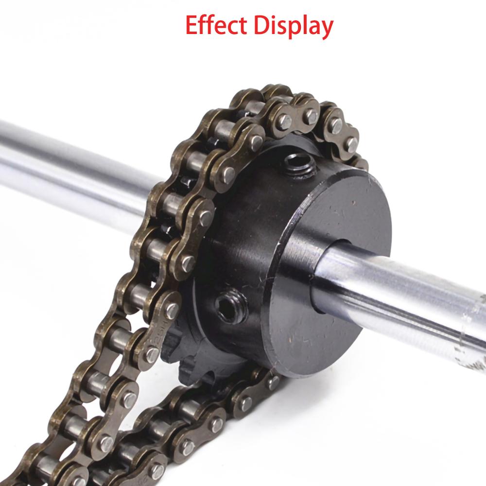 1Pcs 05B-1 Roller Chain Pitch 8mm Carbon Steel 0.384Meter/5Meter Industrial Transmission Chain
